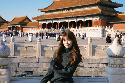 Beijing Mutianyu Great Wall&ForbiddenCity All Inclusive Tour Professional guide tour pick up from city