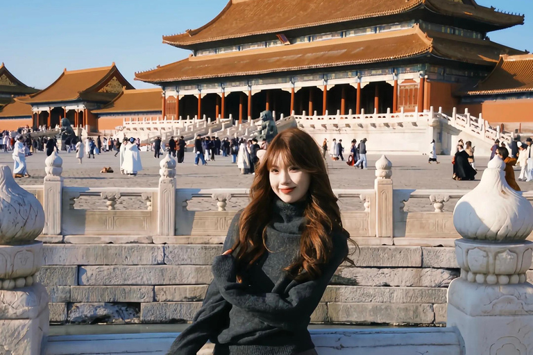 Beijing Mutianyu Great Wall&ForbiddenCity All Inclusive Tour Professional guide tour pick up from city