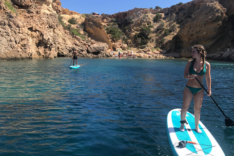 Curso de Paddle Surf, Visita Cueva, Calas, SchnorchelnSup, Höhlen und Schnorcheltour