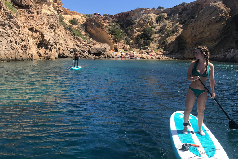 Curso de Paddle Surf, Visita Cueva, Calas, SnorkelenSup, grotten en snorkeltour