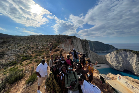 Zakynthos: Excursão de meio dia Mar e Terra Destaques da exploração