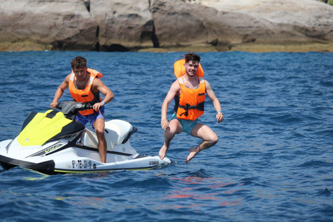 Tenerife: Jet Ski Guided Tour Discovery the Coastline Tenerife: Jet Ski Guided Tour for 1 Person Only