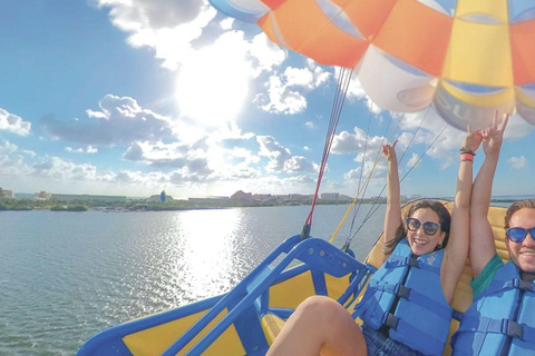 Cancun: Parasailing, Speedboat & Snorkeling Cancun: Parasailing Option