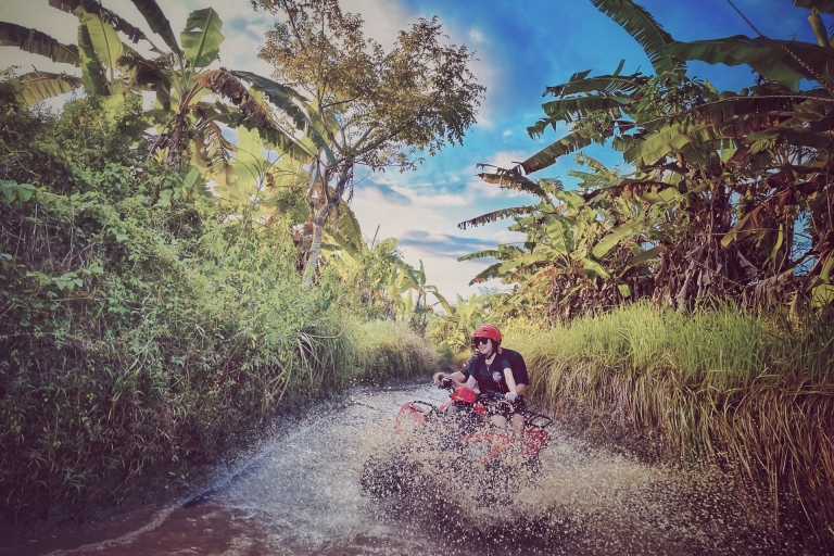 Bali: Ubud Gorilla Cave Track ATV & Waterfall Tour with Meal Solo Ride with Meeting Point – No Transportation