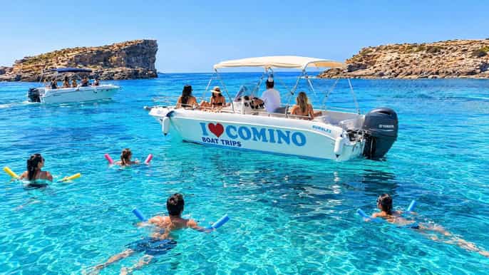 Tours en bateau privés à Comino : Lagon bleu/cristal, Malte & Gozo
