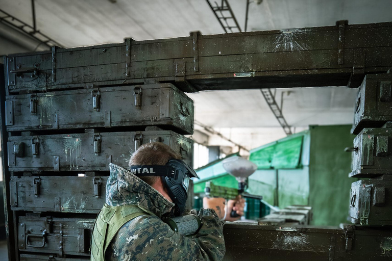 Bratislava: Private Indoor Paintball Game with Beer