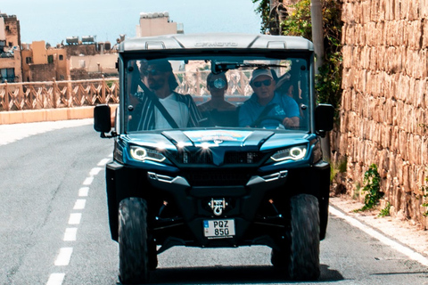 Z Malty: Gozo 4x4 Buggy Tour z lunchem i transferamiZ niemieckojęzycznym pilotem wycieczki