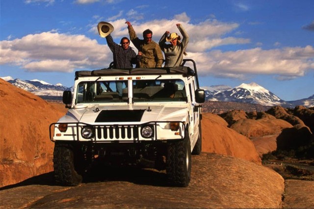 Visit Moab Hells Revenge Hummer Adventure in Arches National Park
