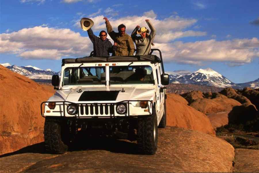 Moab: Hells Revenge Hummer Abenteuer. Foto: GetYourGuide
