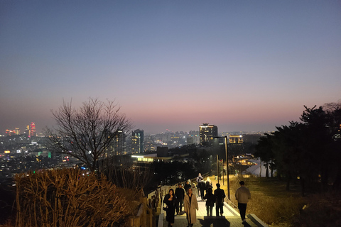 Séoul : visite guidée nocturne du mont Namsan
