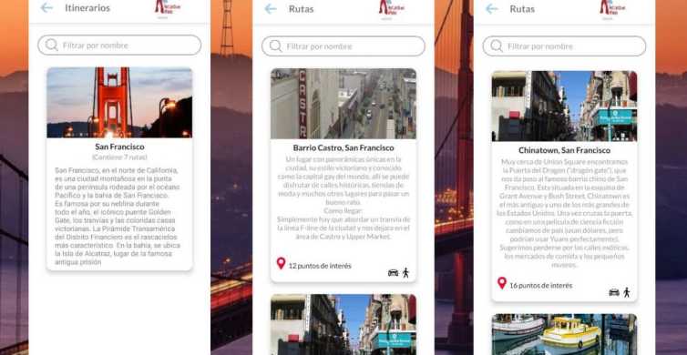 San Francisco self-guided tour App - multilingual AudioGuide
