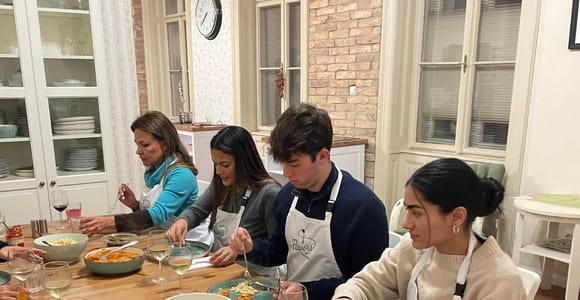 Budapest Authentic Cozy Hungarian Cooking Class with Wine