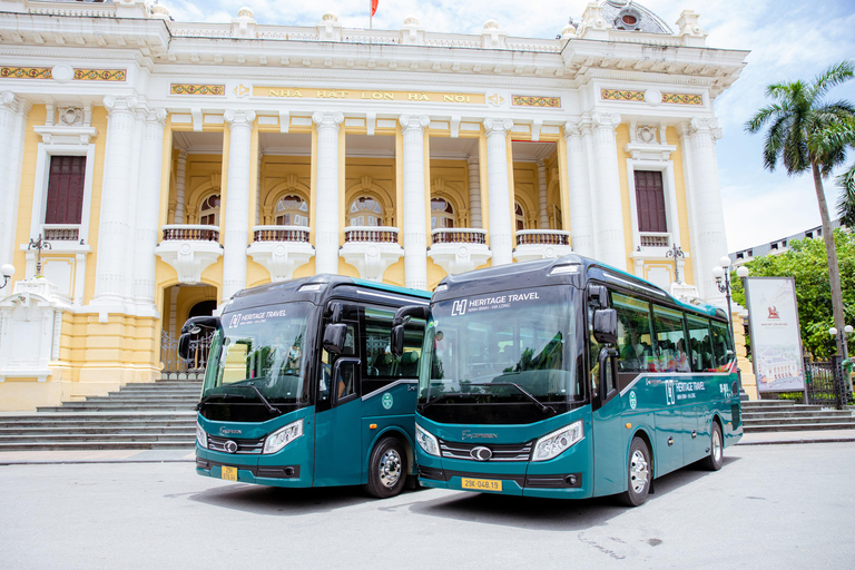 From Hanoi: Halong Bay Day Cruise with Lunch & Kayaking Halong Luxury Cruise+Limousine Bus (max 22 pax)+Set Menu