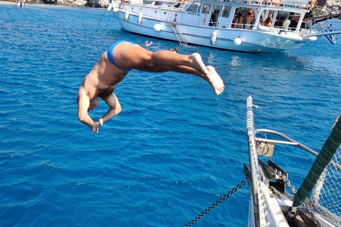 Rhodes Private Luxury Day Cruise Lunch, Coctails, Champagne