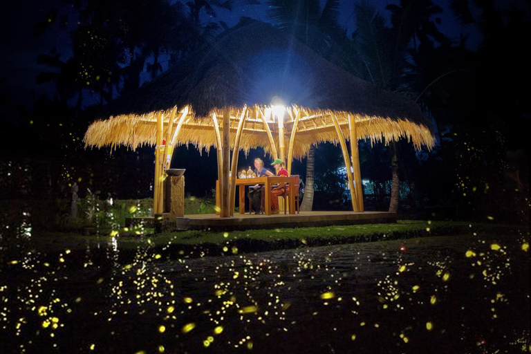 Ubud : Visite nocturne du village des lucioles avec dîner