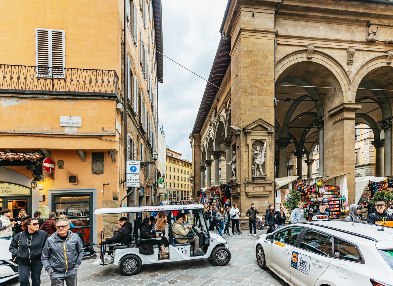 Firenze: Udflugt med golfvogn i den gamle bydel