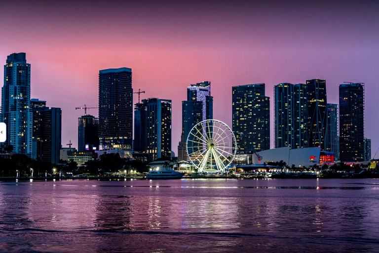 Miami : Croisière de 90 minutes au coucher du soleil avec un bar à Mojito à bord