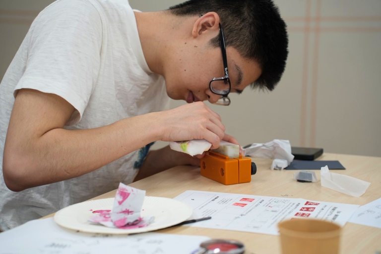 Stamp engraving workshop in Osaka