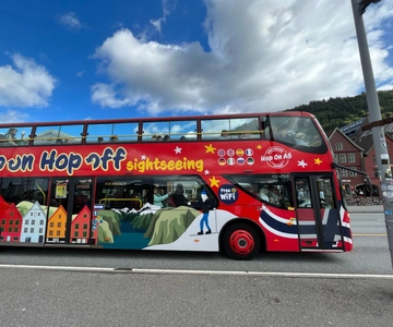 Bergen: 24-uurs sightseeingbus ticket