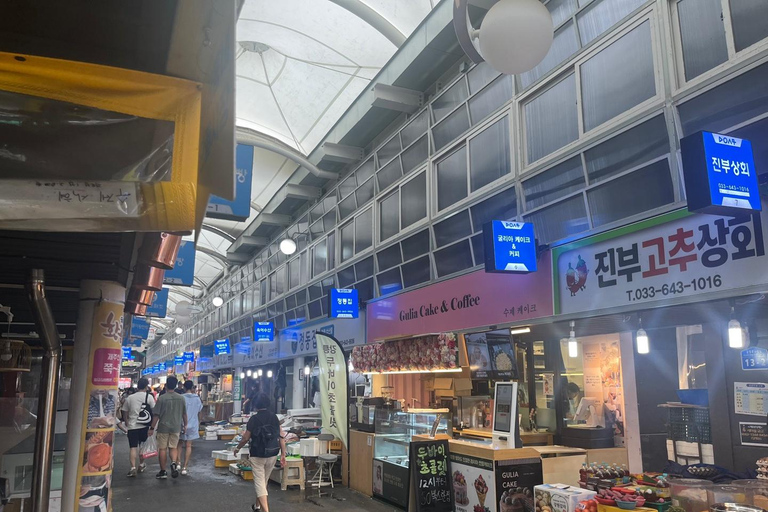 Seoul: Gangneung from K-Pop Band Bus Stop to Anmok Beach Option 1, meet at Dongdaemun