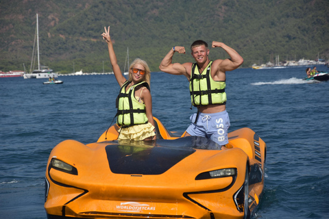 Marmaris: Watersport Jet Car with Family Vehicle Option 4-Person Jet Car Experience