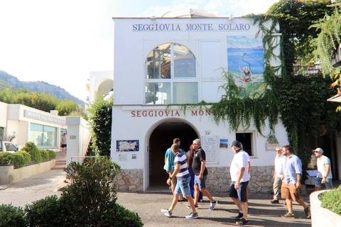 Da Napoli: Tour di gruppo della Grotta Azzurra, Capri e Anacapri