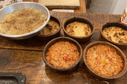 Traditional cooking class with homemade wine in Tirana