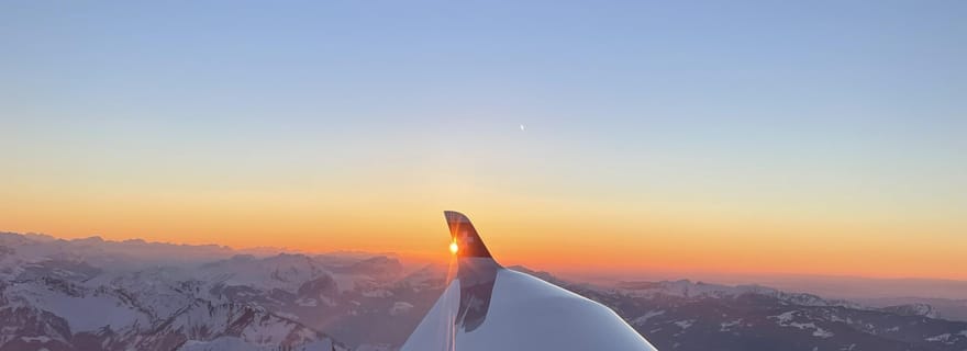 Région de Zurich : visite privée en avion au-dessus des Alpes suisses
