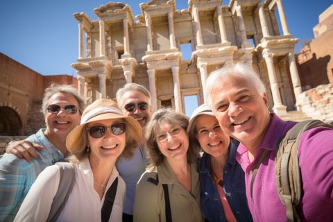 From Kusadasi/Izmir: Ephesus Private Tour with Less Walking