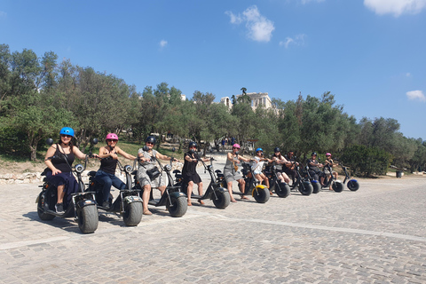 Athen: Geführte E-Scooter-Tour im Akropolis-Gebiet