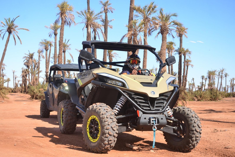 Marrakech : Excursion en Buggy 1000cc à la palmeraie et théMarrakech : Excursion privée en Buggy 1000cc à la palmeraie