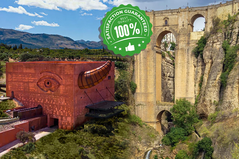 Depuis Malaga : Bus Tour à Ronda + LA Almazara EcoExperience Oleoturismo