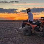 Marrakech Desert and Palm Grove Sunset Quad Tour with Tea