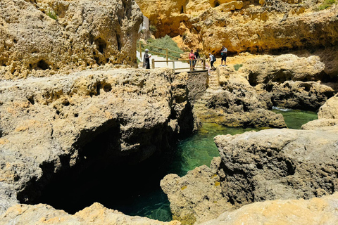 Au départ de Lisbonne : Algarve, grotte marine de Benagil et visite d'une jounée à Lagos