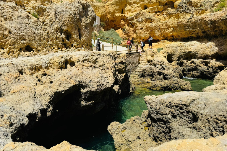 Au départ de Lisbonne : Algarve, grotte marine de Benagil et visite d'une jounée à Lagos