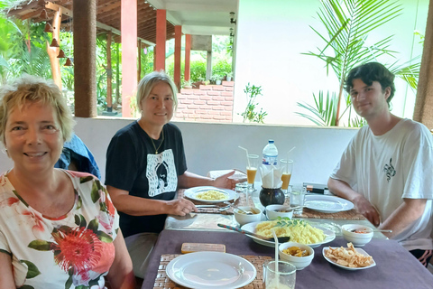 Cours de cuisine dans un village à Sigiriya