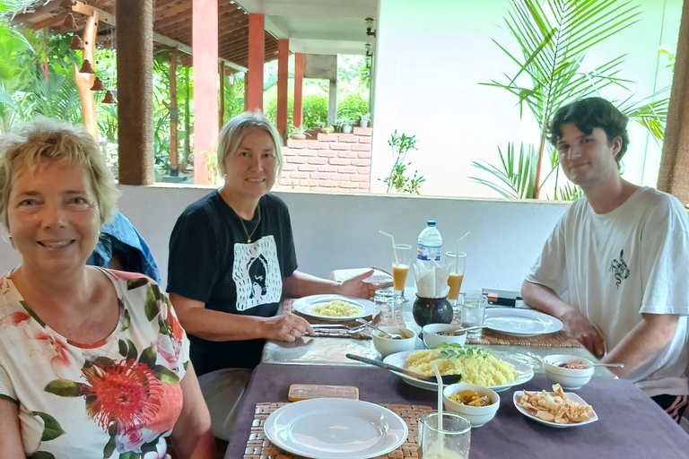 Clase de cocina de pueblo en Sigiriya