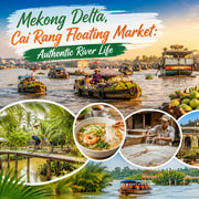 Mekong Delta, Cai Rang Floating Market: Authentic River Life Mekong Delta, Cai Rang Floating Market: Authentic River Life