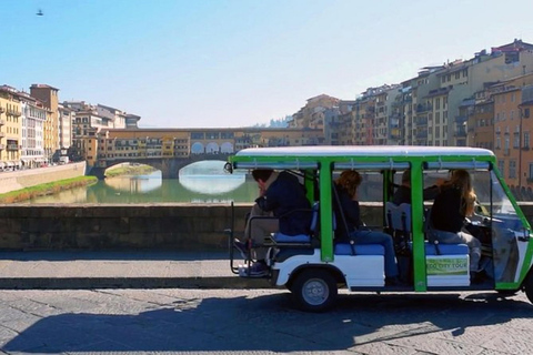 Florence : Visite privée en voiturette de golf avec audioguideCircuit standard