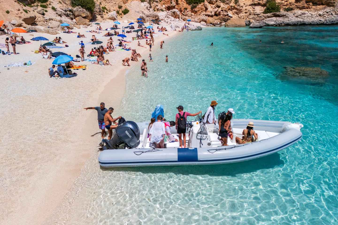 Cala Gonone: Gulf of Orosei Dinghy Cruise with Swim Stops