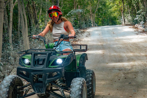 Aventure hors route en quad à Cozumel vers la grotte de Jadecozumel : aventure en quad hors route à la grotte de Jade