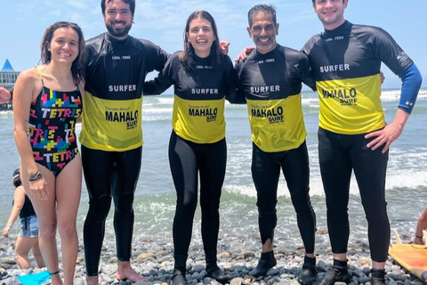 Lima: Surf Lesson at Playa Makaha in Miraflores Lima: Group Surf Lesson at Playa Makaha in Miraflores
