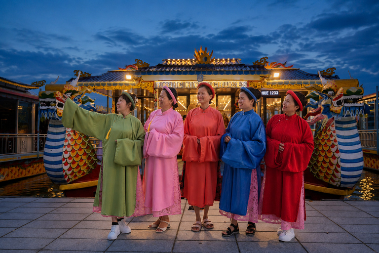Hue: Perfume River Night Cruise, Ca Hue Music & Lanterns