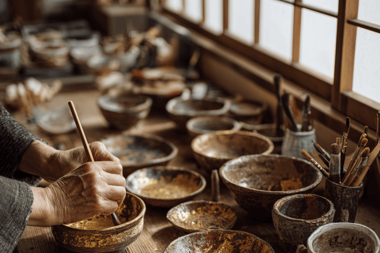 Tokio: traditionele Kintsugi-reparatieworkshop in AsakusaTokio: traditionele Kintsugi-workshop in Asakusa