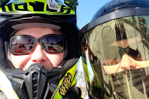 Levi: Photo Snowmobile Tour & Campfire Break
