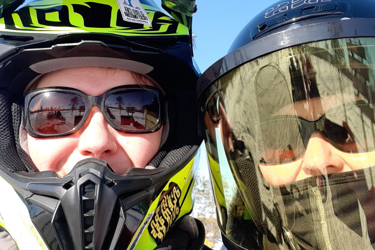 Levi: Photo Snowmobile Tour & Campfire Break
