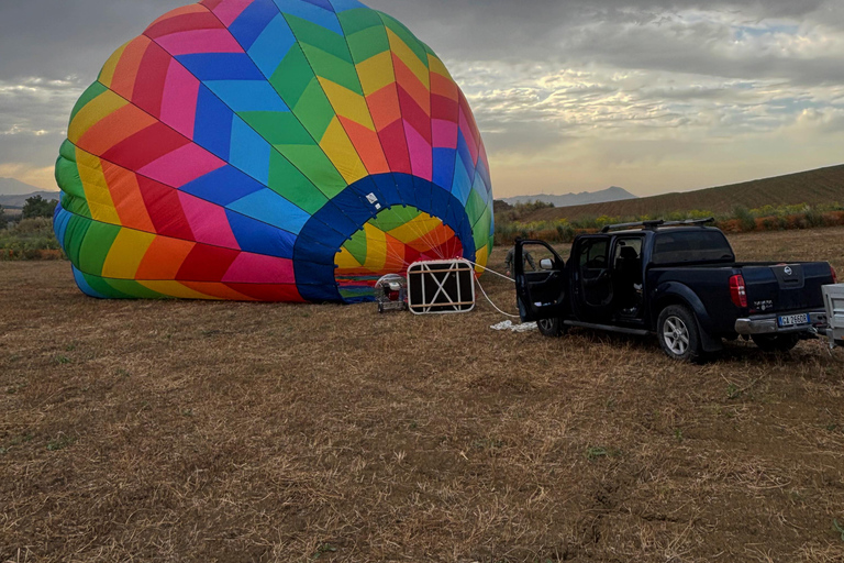 Hot Air Balloon Flight at the Foot of Mt. Etna Ticket for a hot air balloon flight at the foot of Mt. Etna (Mon–Thu)