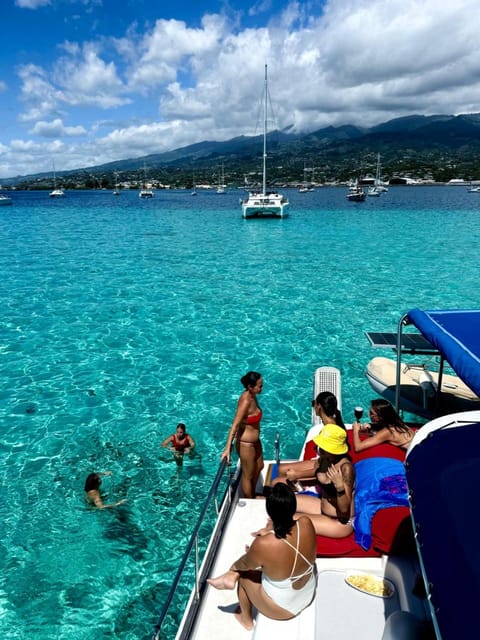Papeete : croisière dans le lagon de Tahiti avec en-cas et boissons