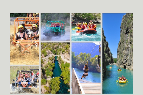 Monster Truck Adventure, Buggy, Rafting & Zipline + Lunch