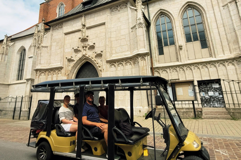 Krakow: City Sightseeing Tour by Electric Buggy Golf Cart Small group tour from the meeting point